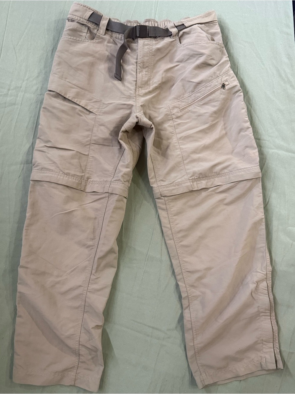 Men's The North Face Zip Off Hiking Outdoor Pants XL Flaw